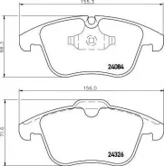 ������� ��������� �������� �������� Jaguar S-TYPE (1999-2008) [178Textar2408401] 2408401 ����
