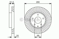 ���� ��������� �������� ������������� Mazda 3 (BM) (2013) 1.5-1.6i [178Bosch0986479C36] 0986479C36 ����