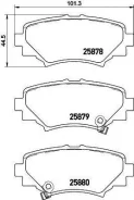 ������� ��������� ������ �������� �������� Mazda 3 (BM) (2013) [178Textar2587801] 2587801 ����