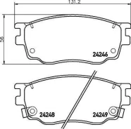 ������� ��������� �������� �������� Mazda 6 (GG) (2002-2007) 1.8 [178Textar2424601] 2424601 ����