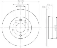 ���� ��������� ������ FORD Galaxy/VW Sharan 95 268x10x5 [178Textar92074303] 92074303 ����