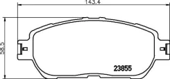 ������� ��������� �������� �������� Toyota Camry CV3 01 [178Textar2385501] 2385501 ����
