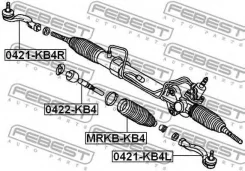 ���������� ������� ������ Mitsubishi L200 (KB) (2006) /Pajero/Montero (V6, [178Febest0421KB4R] 0421KB4R ����