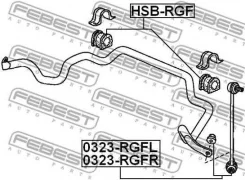 ������ ��������� ������������� ������ Nissan Murano Z50 (2004) [178Febest0323RGFR] 0323RGFR ����