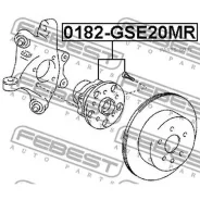 ��������� ������� ������ Toyota GS300/430/460 IS250 GRX12# GRS19# URS190/206/207 ALE20 Febest 0182GSE20MR 0182GSE20MR ����