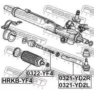 ������� ������� ����� Toyota ASA4# ZSA4# AVA4# ALA4# WWA42 AGZ1# AYZ1# ZGZ1# NX200/200T/300/300H Honda PY4 Febest Hrkbyf4 HRKBYF4 ����