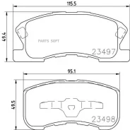 ������� ��������� �������� Toyota M100/110/111 Nisshinbo NP1034 NP1034 ����
