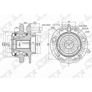 ��������� ������� �������� Nissan FX35/45 S50 S51 J50 EX35/37 Y50 M35/45 SAT ST40202EJ70B ST40202EJ70B ����
