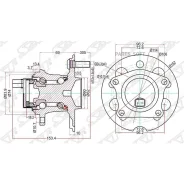 ��������� ������� ������ Toyota #CA2# #NM10=42450-44040 SAT ST4245042030 ST4245042030 ����