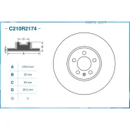 ���� ��������� AUDI A3 (8L1) 08/2000 - 05/2003 �����. Cworks C210R2174 Cworks C210R2174 C210R2174 ����