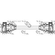 ������ � ����� BMW 5 E34 1.8-3.0 88-97 ���. GSP 205001 GSP 205001 205001 ����