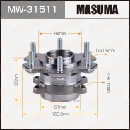 ������� � ����������� Mitsubishi Pajero ����. Masuma MW31511 Masuma MW31511 MW31511 ����