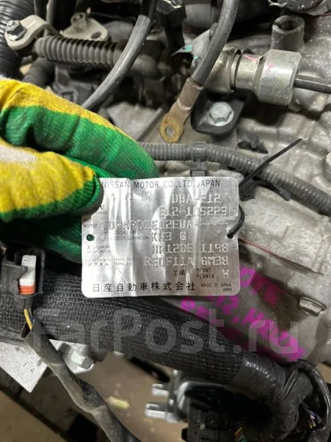 ��������� Nissan Note 2013 E12 HR12 ����
