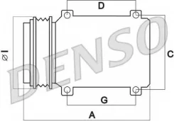 ���������� ������������ ��� FIAT Brava, Bravo, Doblo, Marea, Palio, Punto, Siena, Strada / Lancia Y bDenso DCP09007/b DCP09007 ����