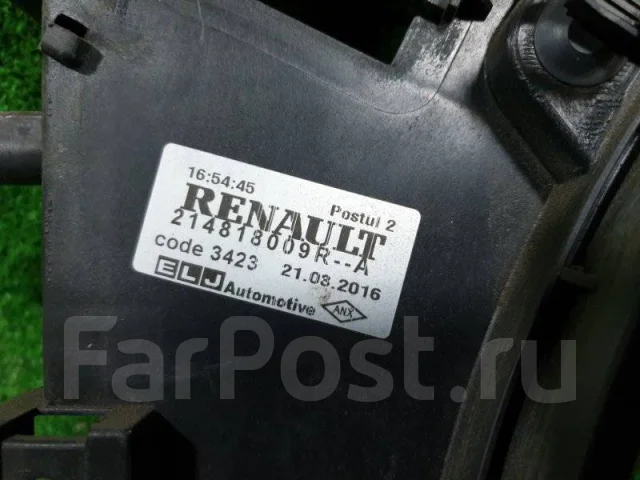 �������� ��������� Renault Captur 2016 214818009R 2RH5F1 H5F 214818009R ����