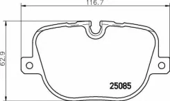 ������� ��������� �������� ������ ��� LAND Rover Range Rover Brembo P 44 025 P44025 ����