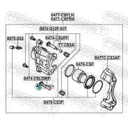 ������� ��������� Mitsubishi Lancer CS/CT# 2000.09-2013.08 �����. ����. (�� ������) Febest 0477Csfrh 0477CSFRH ����