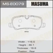 ������� �������� Masuma, AN-4467K, P44013 rear (1/12) MS-E0079 Masuma, ������ MSE0079 ����
