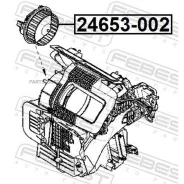 ����� ��������� ������ Renault, Nissan, LADA 24653-002 Febest 24653-002 24653002 ����