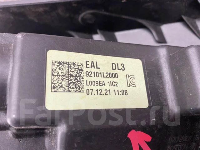 ���� ����� KIA K5 (2019 - �. �. ) 92101L2000 92101L2000 ����