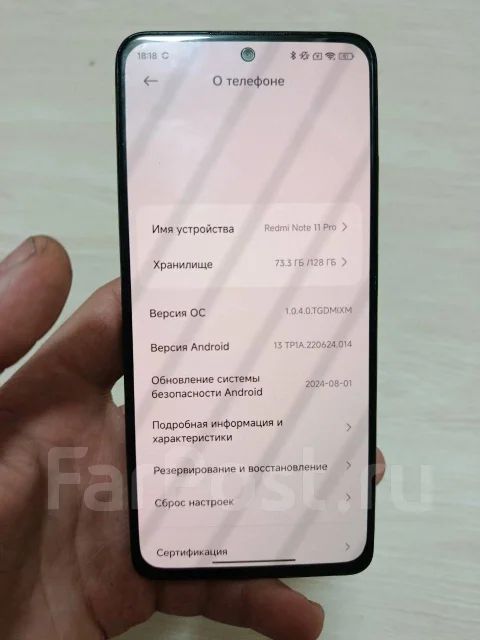Xiaomi Redmi Note 11 Pro. �/�, 128 ��, ������, 4G LTE, Dual-SIM, NFC ����
