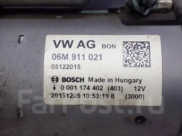 ������� Audi A7 06M911021 4G 3.0 CRE 06M911021 ����