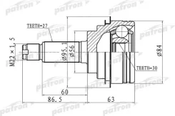 ���� �������� 27x56x3 pcv1260 Patron PCV1260 ����