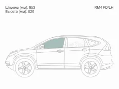 ������ ������� �������� (�������/ �����/ ���� �������) Honda CR-V 11-18 RM4 FD/LH, ����� �������� RM4FDLH ����