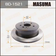 ���� ��������� Masuma, rear Toyota Harrier / MCU30W [��.2] Masuma BD1521, ������ BD1521 ����