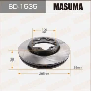 ���� ��������� Masuma, front Toyota Hiace/ KDH201K [��.2] Masuma BD1535, �������� BD1535 ����