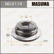 ���� ��������� Masuma, rear Nissan Safari, Patrol / Y61 Masuma BD2115, ������ BD2115 ����