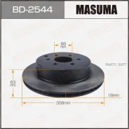 ���� ��������� Masuma, rear Nissan Pathfinder R51M 05-14 Masuma BD2544, ������ BD2544 ����