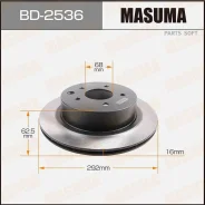 ���� ��������� Masuma, rear Nissan X-Trail / T30, T31 [��.2] Masuma BD2536, ������ BD2536 ����