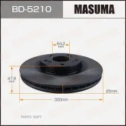 ���� ��������� Masuma, front Honda Accord 03-08 [��.2] Masuma BD5210, �������� BD5210 ����