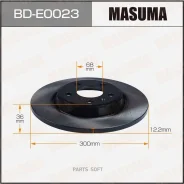 ���� ��������� Masuma, front AUDI Q5, A7 Sportback 10- [��.2] Masuma BDE0023, �������� BDE0023 ����