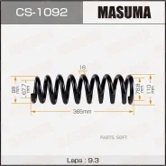 ������� �������� Masuma front LAND Cruiser Prado / 120 Masuma CS1092, �������� CS1092 ����