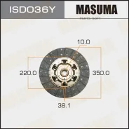 ���� ��������� Masuma 350*220*10*38.1 (1/2) Masuma ISD036Y ISD036Y ����