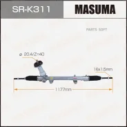 ����� ������� Masuma, KIA Sportage IV, Hyundai Tucson III 15- LHD (����� ����) Masuma SRK311 SRK311 ����