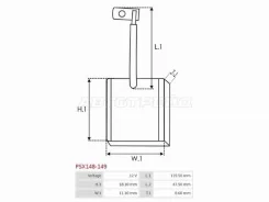 ����� ����������/�������� (4,00) Audi A3 08-13 / Skoda Octavia 08-13 AS-PL PSX148-149 PSX148149 ����