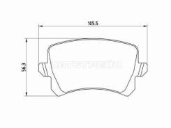 ������� ��������� Brembo P 85 109, ������ P85109 ����
