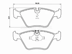 ������� ��������� (�������) BMW 3-Series 90-01 / 5-Series 88-04 Brembo P 06 012, �������� P06012 ����