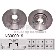 ���� ��������� Chevrolet AVEO 11-/Cobalt 11- �������� ����. D=256mm Nipparts N3300919 N3300919 ����
