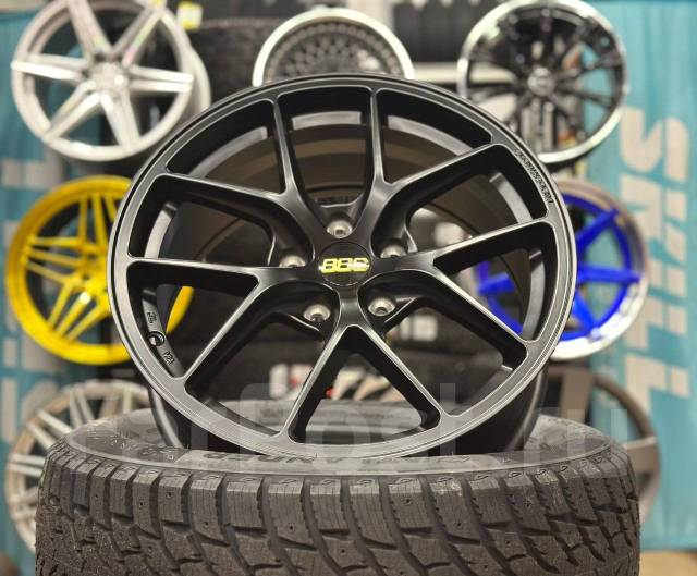Комплект новых литых дисков BBS 17" 5*114.3 Flow Form Matte Black, 1 шт ...