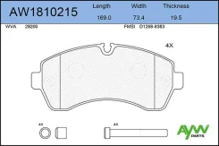 ������� GDB-1696 AW1810215 Aywiparts AW1810215 ����