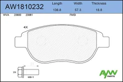 ������� PF-0187W (PN) AW1810232 Aywiparts AW1810232 ����