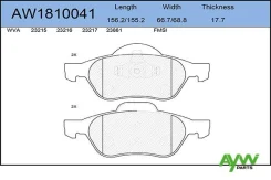 ������� PF-0204 (PN) AW1810041 Aywiparts AW1810041 ����