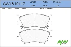 ������� PF-0537 AW1810117 Aywiparts AW1810117 ����