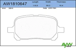 ������� PF-1401-1448 AW1810647 Aywiparts AW1810647 ����