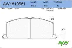 ������� PF-1077 AW1810581 Aywiparts AW1810581 ����