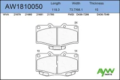 ������� PF-1219-1387-1351 AW1810050 Aywiparts AW1810050 ����